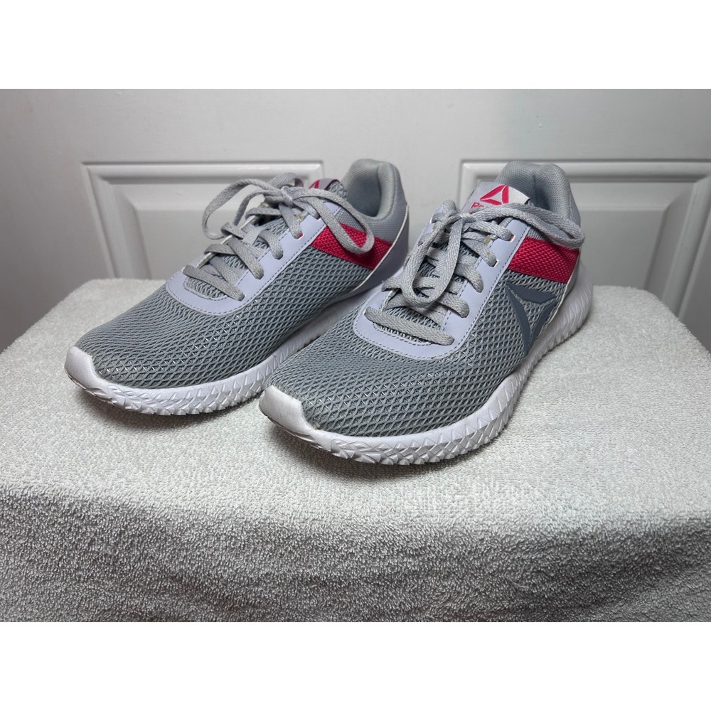 Reebok Flexagon Energy Womens Training Shoes Grey Pink DV9362 Size 6.5